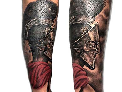 the 300 Tattoo by Jose Casanova